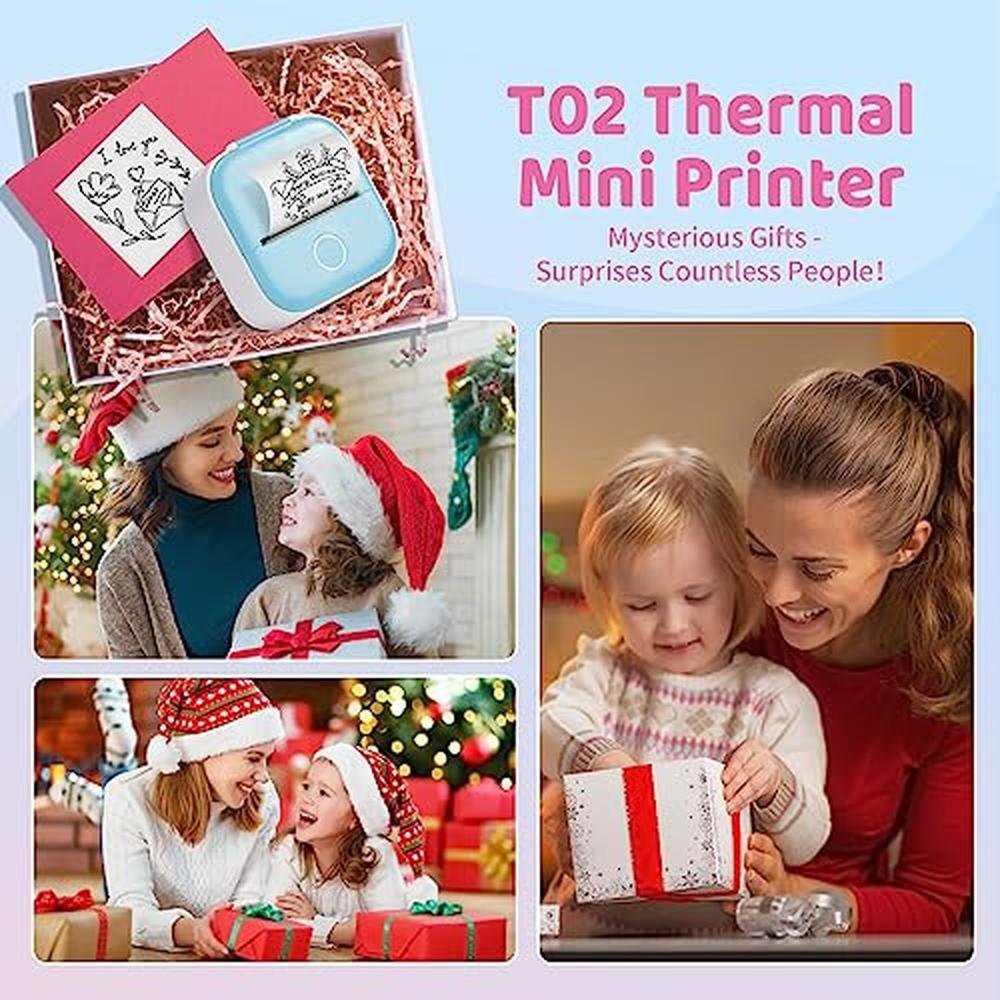 Printer Sticker: Ponek Mini Sticker Printer T02 – Side View