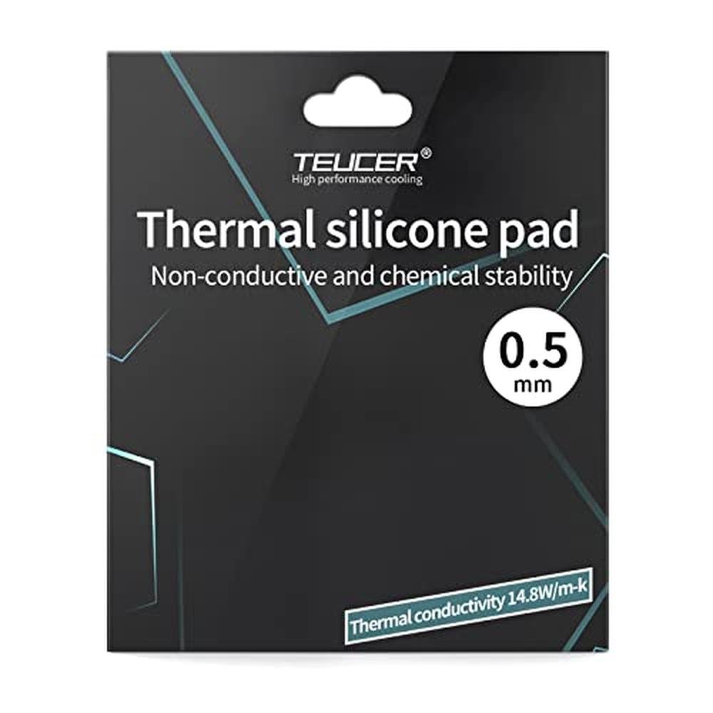 Thermal Pad: 0.5mm Non-Conductive Silicone – Front View