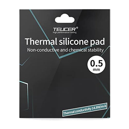 Thermal Pad: 0.5mm Non-Conductive Silicone – Front View
