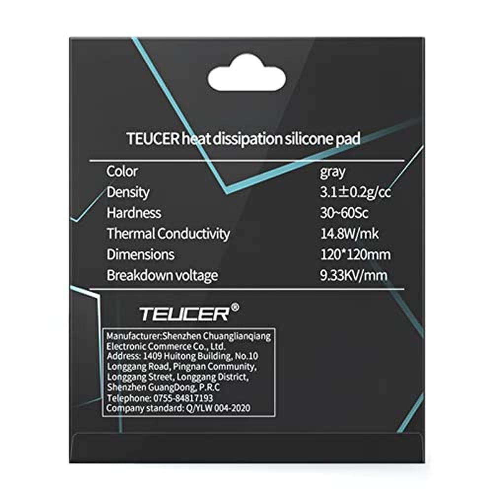 Thermal Pad: 0.5mm Non-Conductive Silicone – Side View