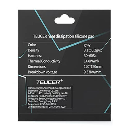 Thermal Pad: 0.5mm Non-Conductive Silicone – Side View