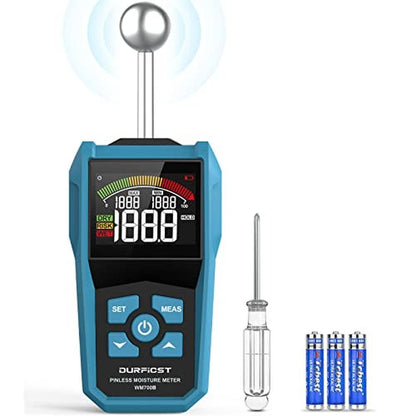Moisture Wood Meter: DURFICST Pinless Moisture Reader for – Front View