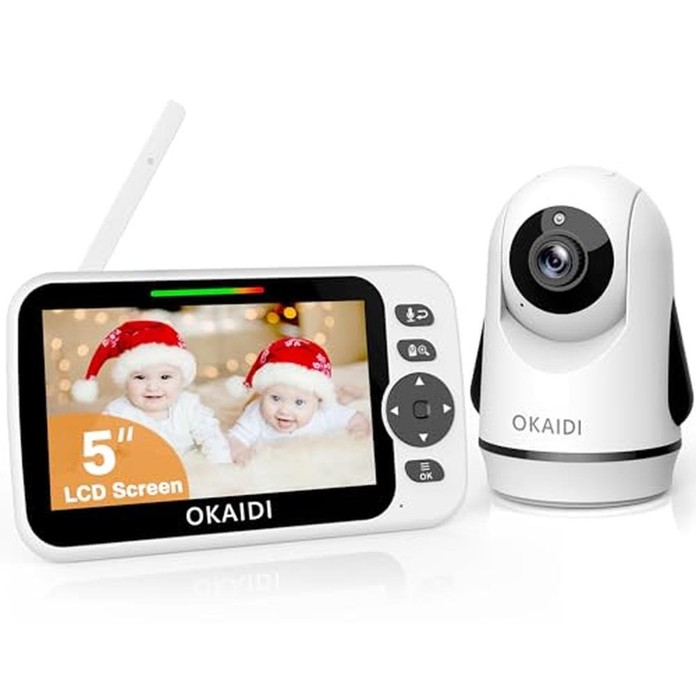 Baby Monitor: OKAIDI Video Baby Monitor with Camera and – Front View