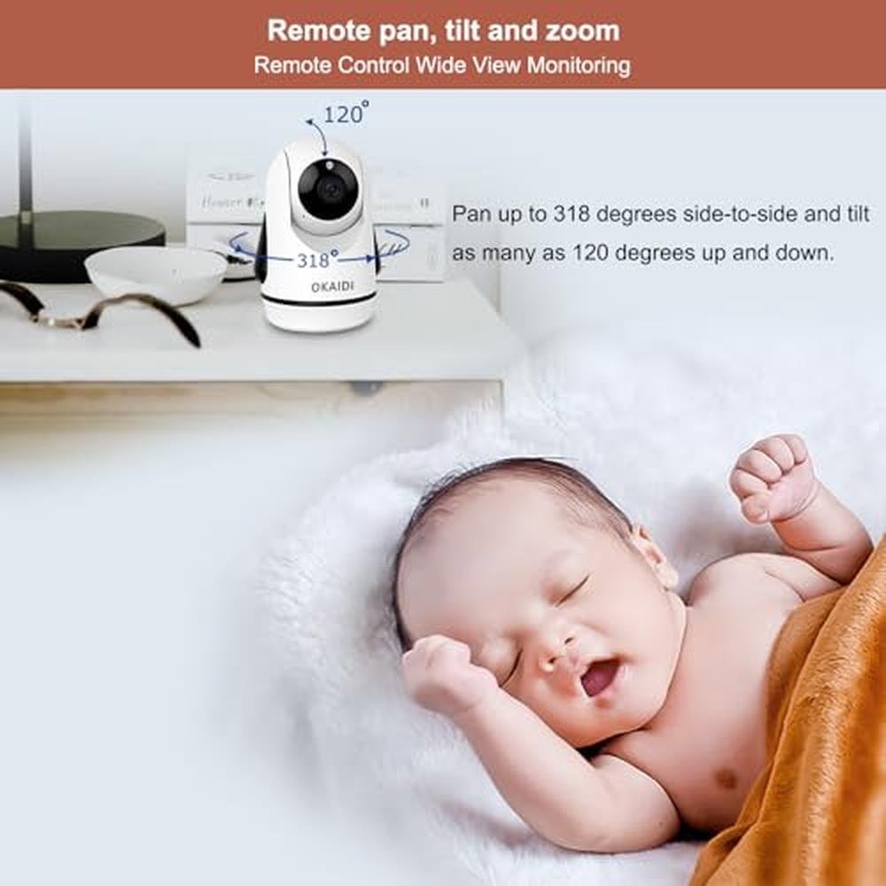 Baby Monitor: OKAIDI Video Baby Monitor with Camera and – Packaging