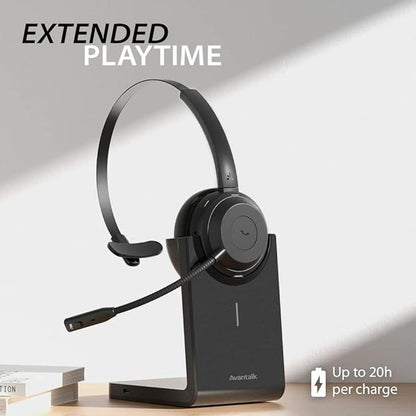 Alto Solo: Wireless Headset with Mic for Work with Qualcomm – Close-up Detail