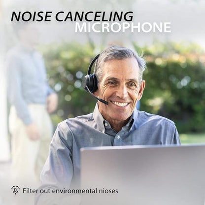 Alto Solo: Wireless Headset with Mic for Work with Qualcomm – In Use