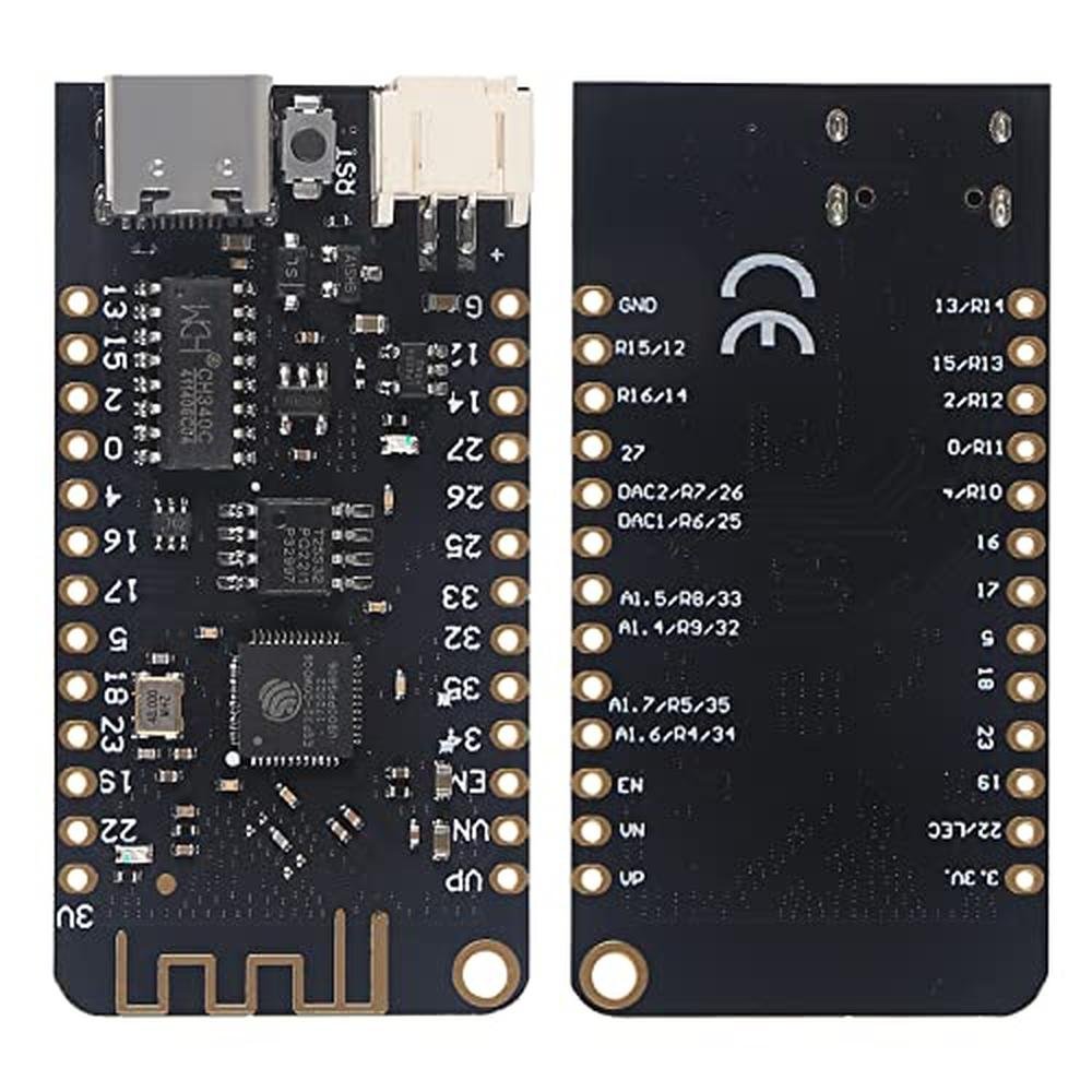 ESP32 Alinan: Alinan 4pcs ESP32 Lite V1.0.0 Type-C USB WiFi – Side View