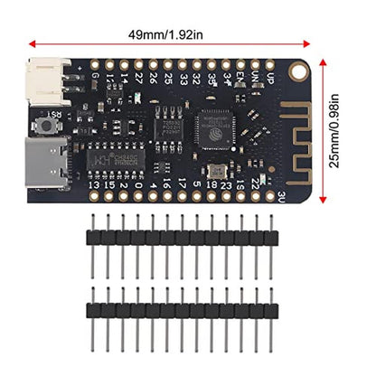ESP32 Alinan: Alinan 4pcs ESP32 Lite V1.0.0 Type-C USB WiFi – Close-up Detail