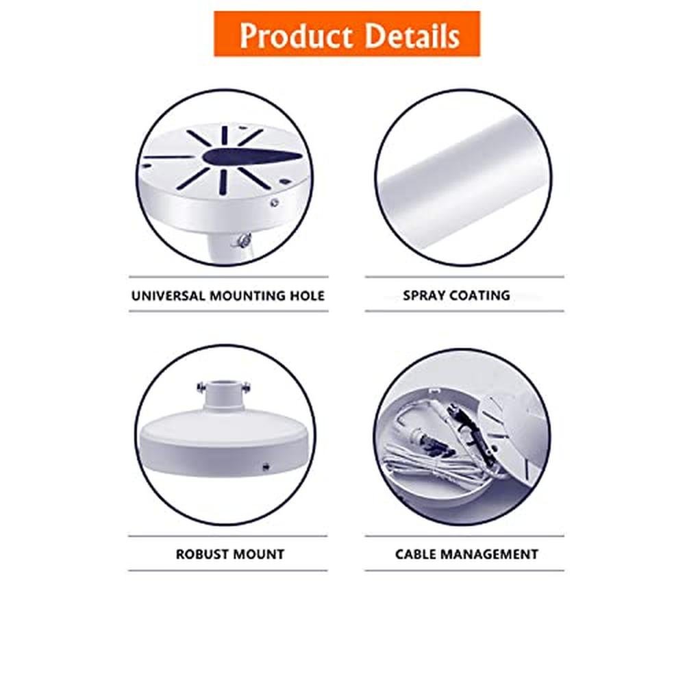 Camera Mount: FINXRoll Security J Type Wall Mount Bracket – Close-up Detail