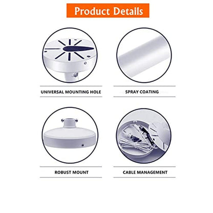 Camera Mount: FINXRoll Security J Type Wall Mount Bracket – Close-up Detail