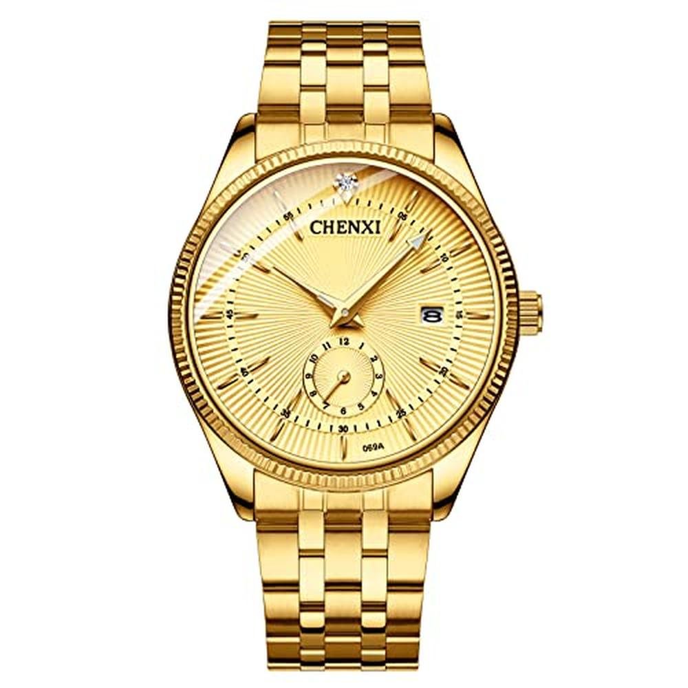 Men Women Couple Watches: Luxury His and Her Stainless – Side View