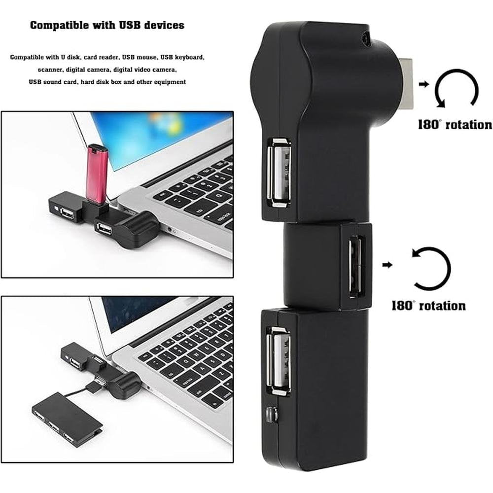 Create idea 4 Port 180 Rotation USB Extender Hub 4 Port USB – Close-up Detail