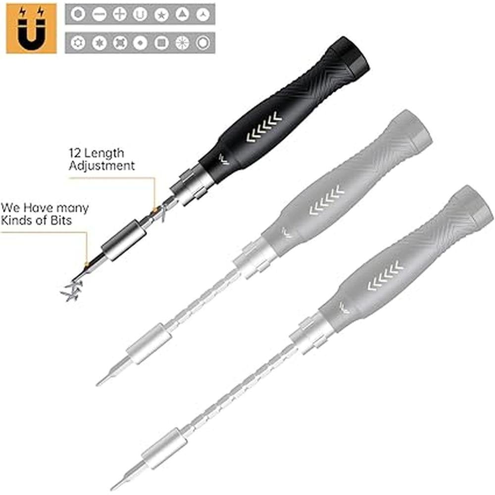 Screwdriver Set: JAKEMY Professional 126-Piece Magnetic – Side View