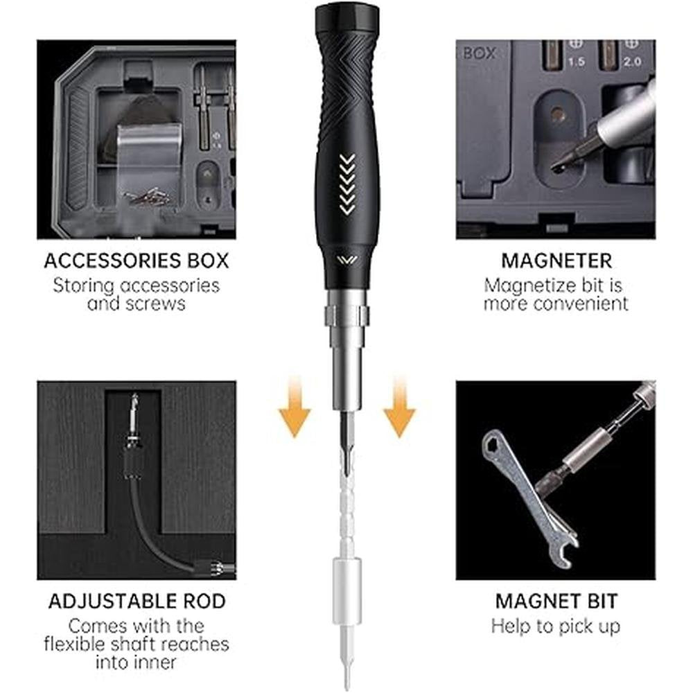 Screwdriver Set: JAKEMY Professional 126-Piece Magnetic – In Use