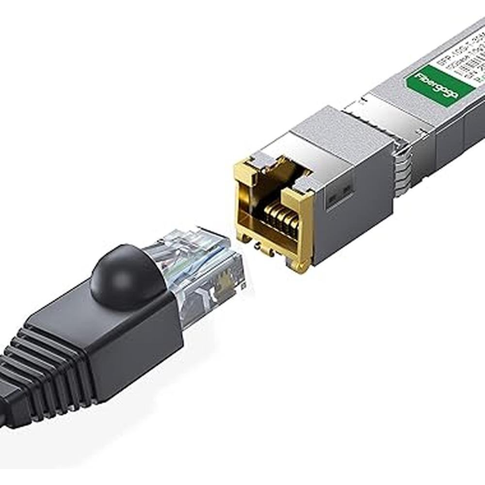 SFP 10G: Cisco Compatible SFP-10G-T-S Module – Close-up Detail