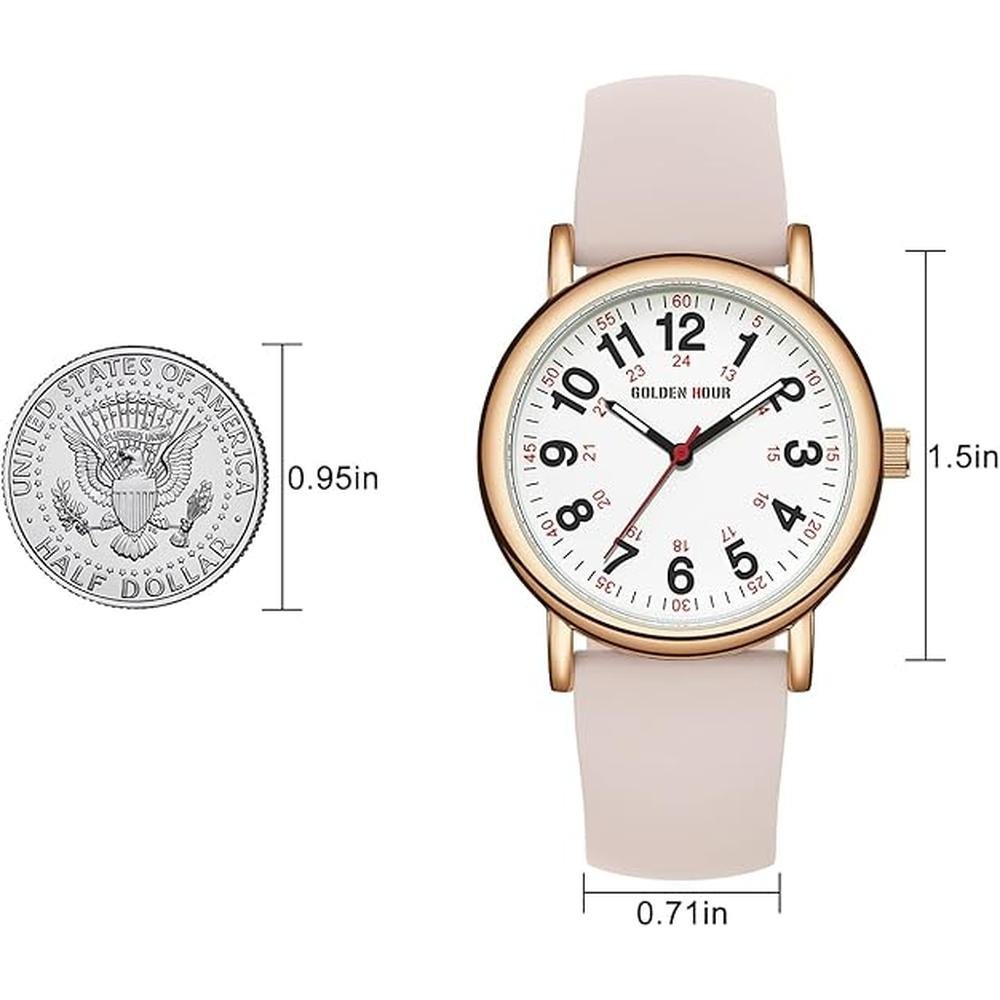 Golden Hour: Luxury Nurse Watch 24-Hour Waterproof – Packaging