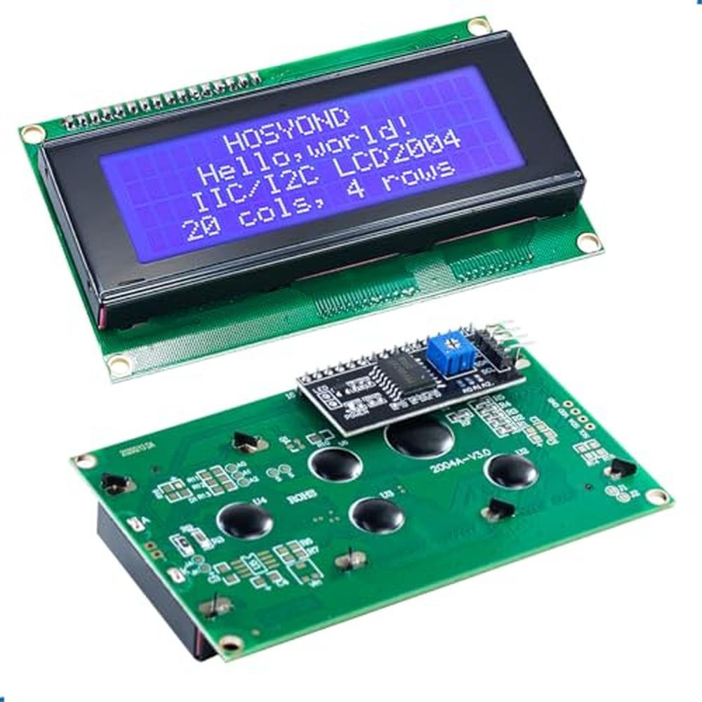 LCD Module: Hosyond 3pcs IIC I2C 2004 20x04 LCD Screen – Side View