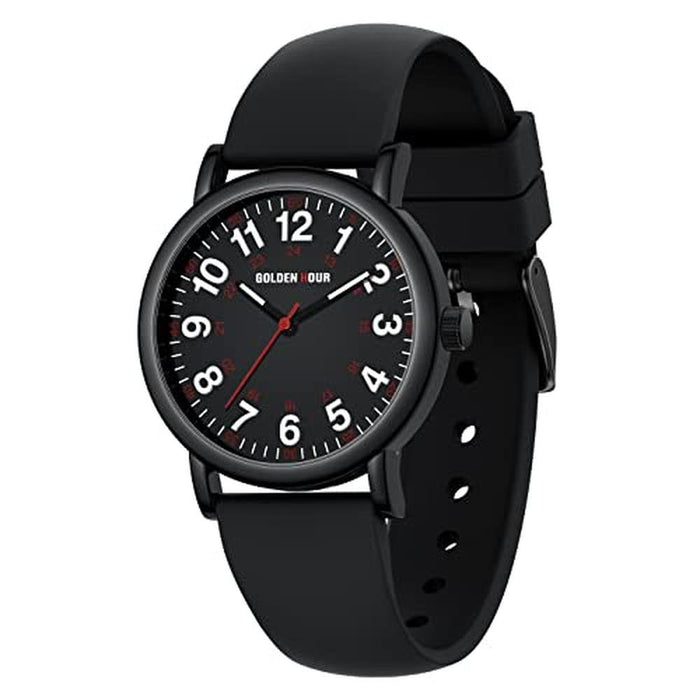 Golden Hour: Waterproof Nurse Watch for Medical – Front View