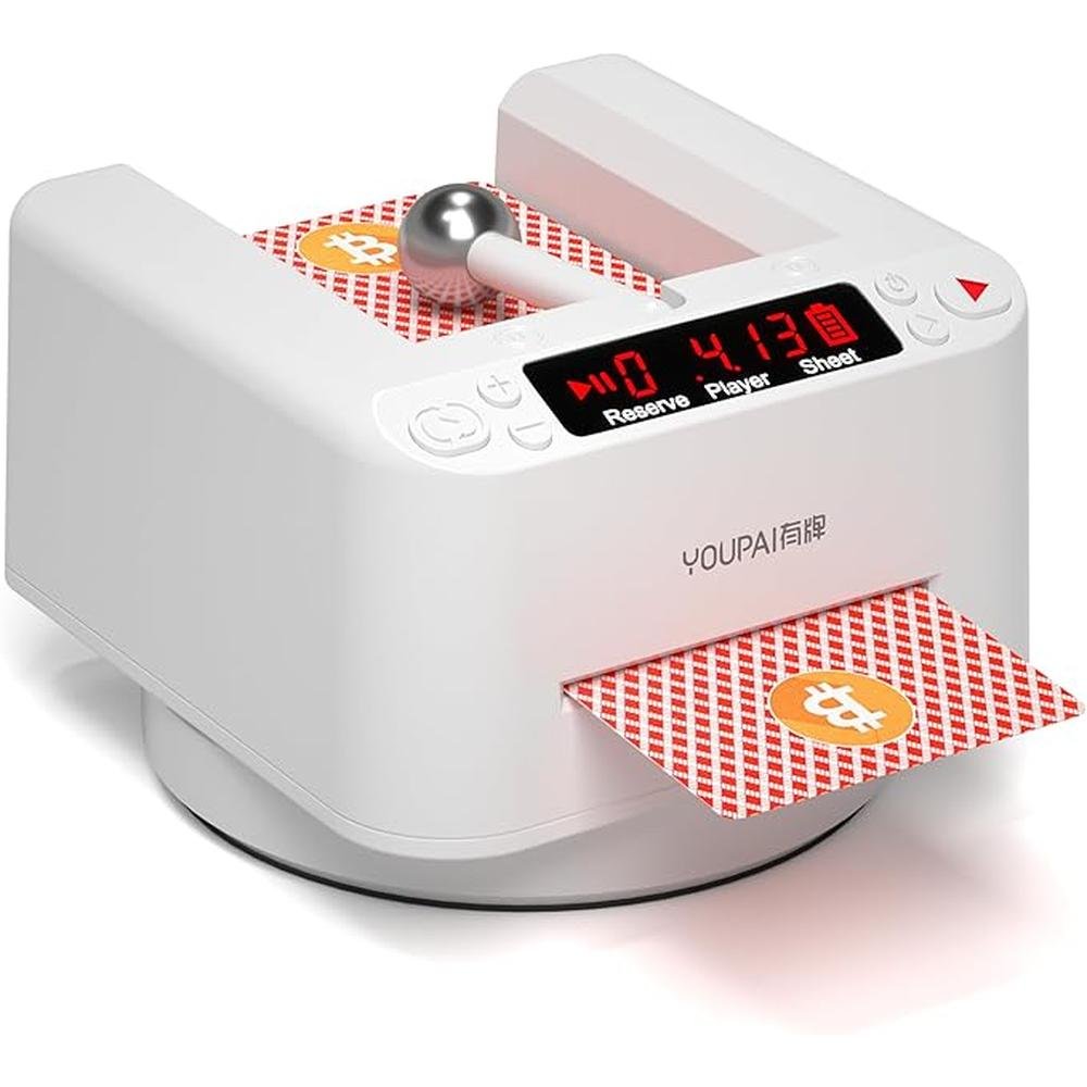 Dealer Automatic: Automatic Card Dealer 360 Rotating Card – Front View