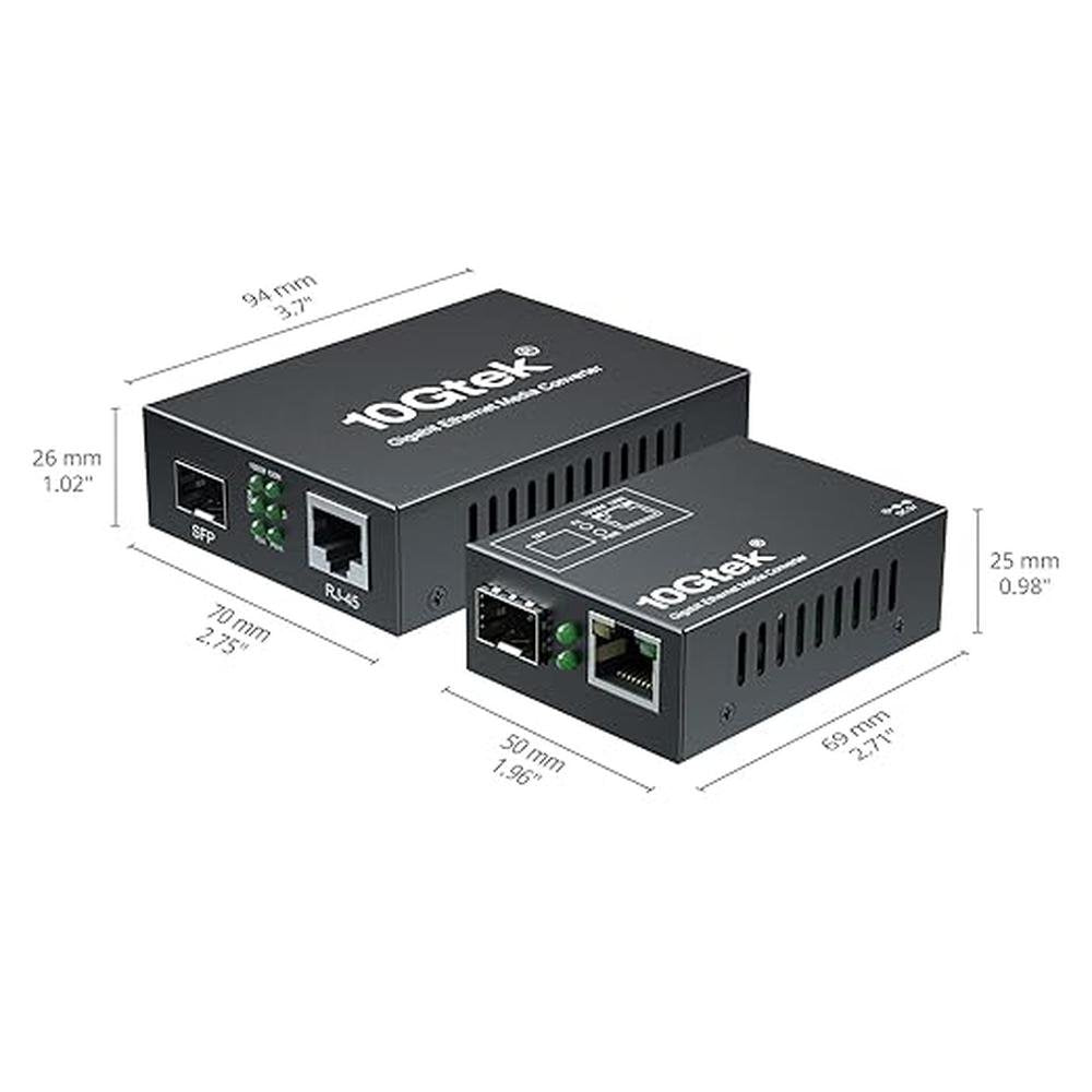 ipolex Gigabit Single Mode LC Fiber to Ethernet Media – In Use