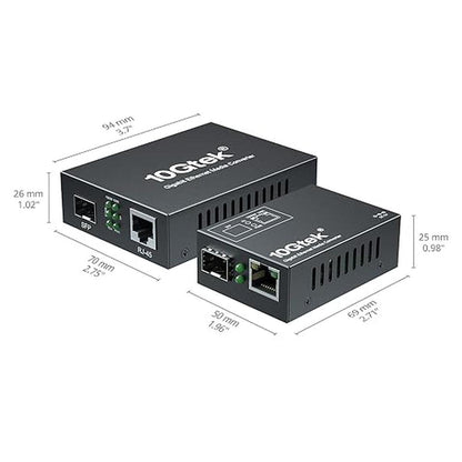 ipolex Gigabit Single Mode LC Fiber to Ethernet Media – In Use