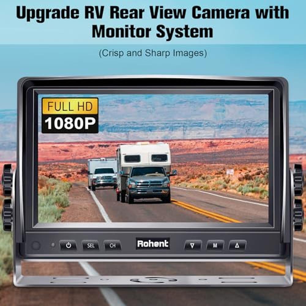 Dual Camera System: 7 Monitor with Split Screen – In Use