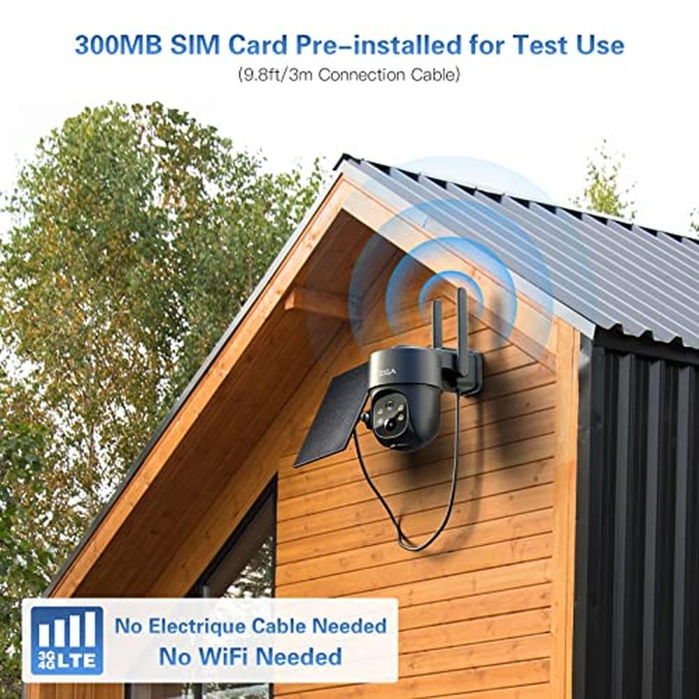 Security Camera: Xega 4G LTE Cellular Security Camera Solar – In Use