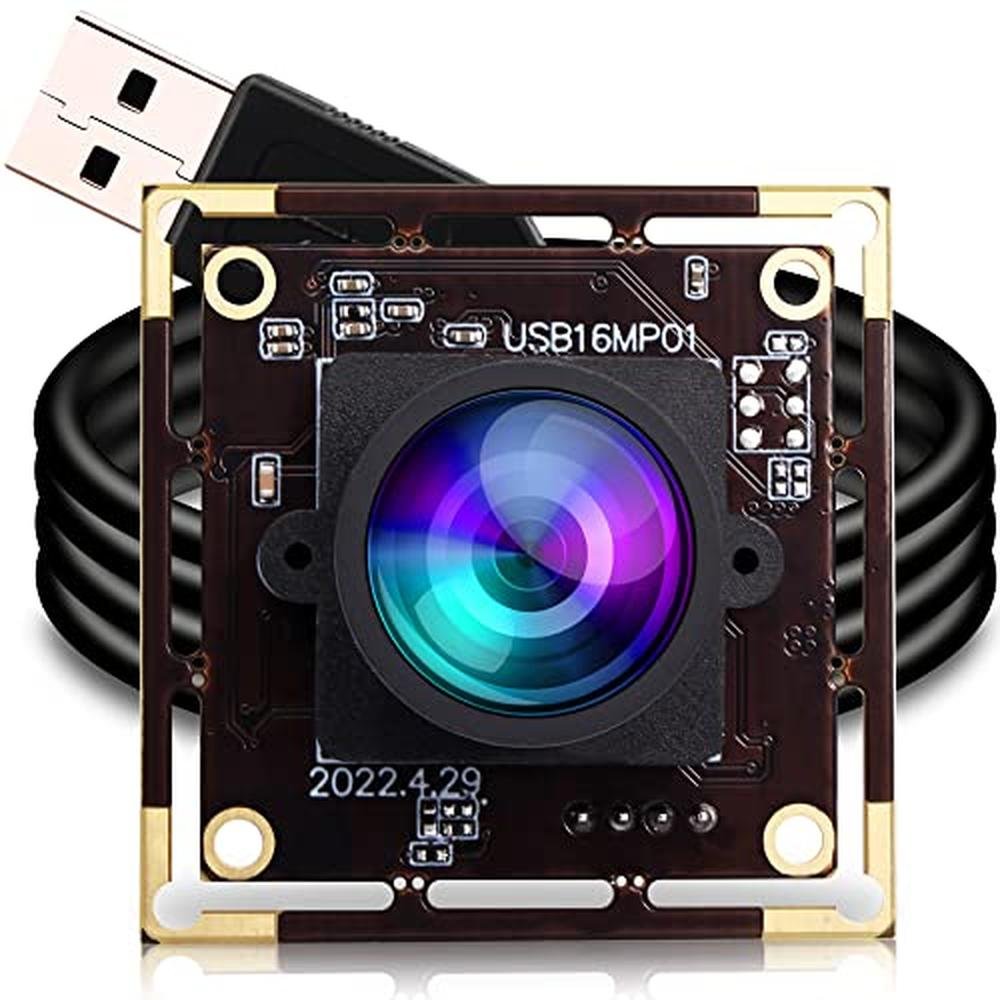 Camera ELP: ELP 16MP Wide Angle USB Camera Module – Front View