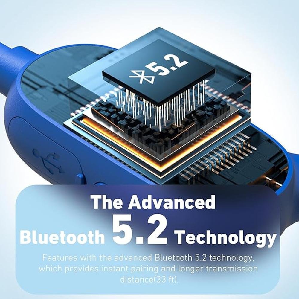 Kids Headphones: Bluetooth 5.2 Air Conduction Open Ear – Side View
