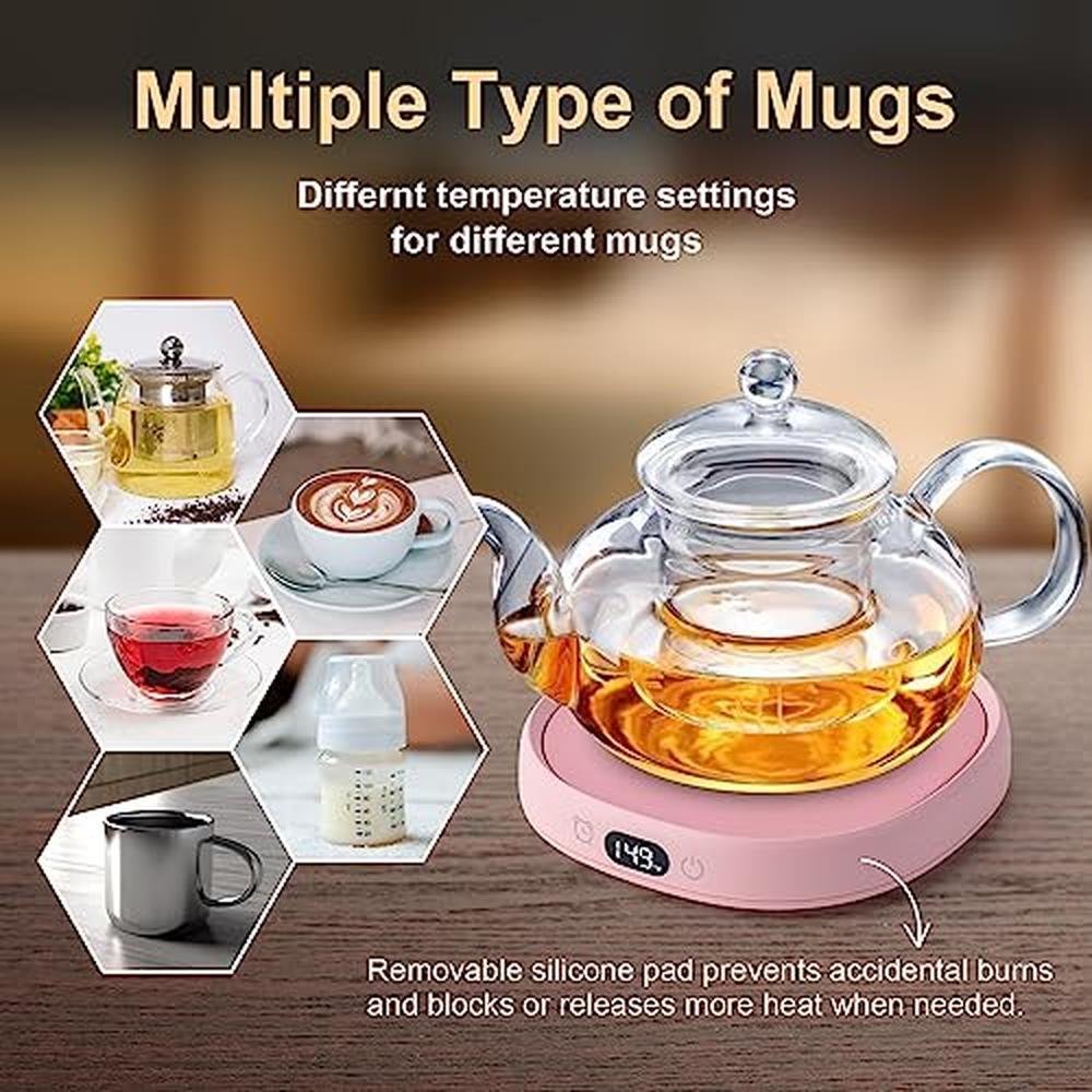 Mug Warmer: Bsigo Cute Cat Mug Set Electric Smart Mug – In Use