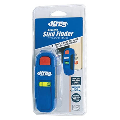 Stud Finder: Kreg KMM1000LZ Magnetic Stud Finder with Laser – Side View