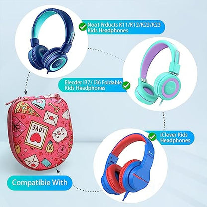 Headset Xanad: XANAD Carrying Case for Kids Headphone – Side View