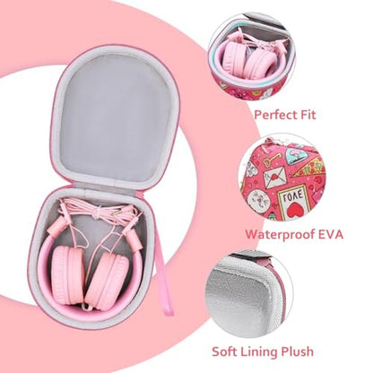 Headset Xanad: XANAD Carrying Case for Kids Headphone – Close-up Detail
