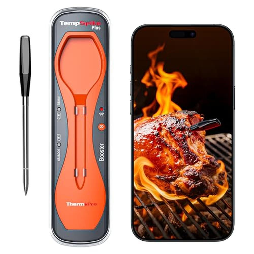 Thermometer Meat: ThermoPro TempSpike Plus 600FT Wireless – Front View