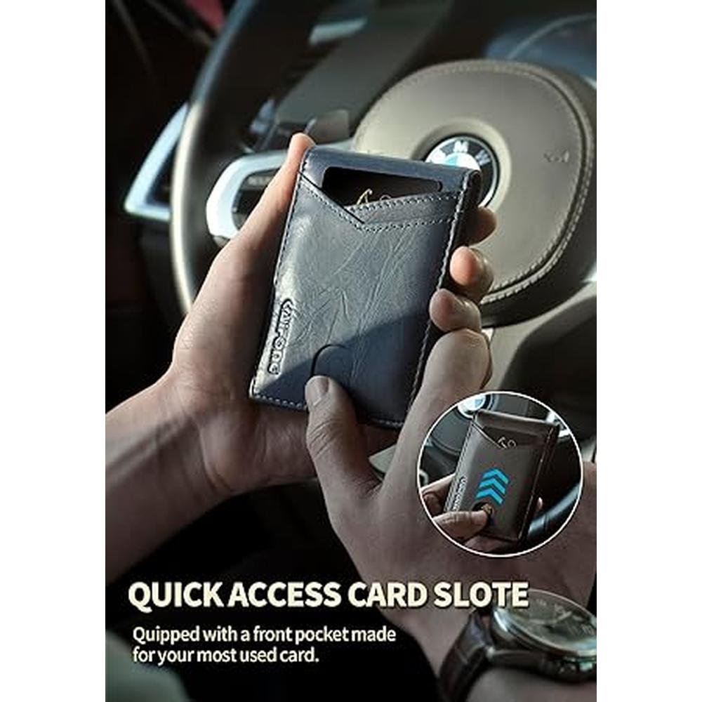 Wallet Kaifong: KAIFONG Mens Wallet for Airtag – In Use