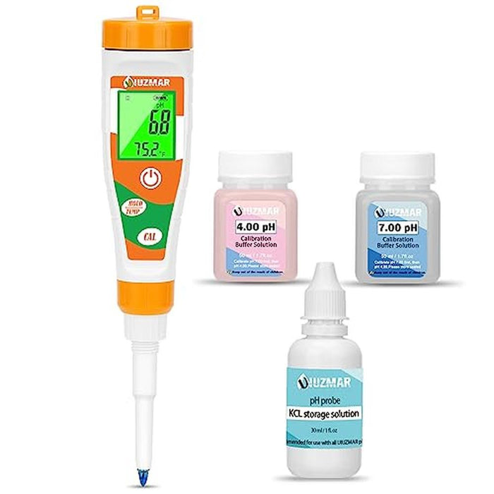 Food pH Meter: UIUZMAR Digital pH Tester for Sourdough – Front View