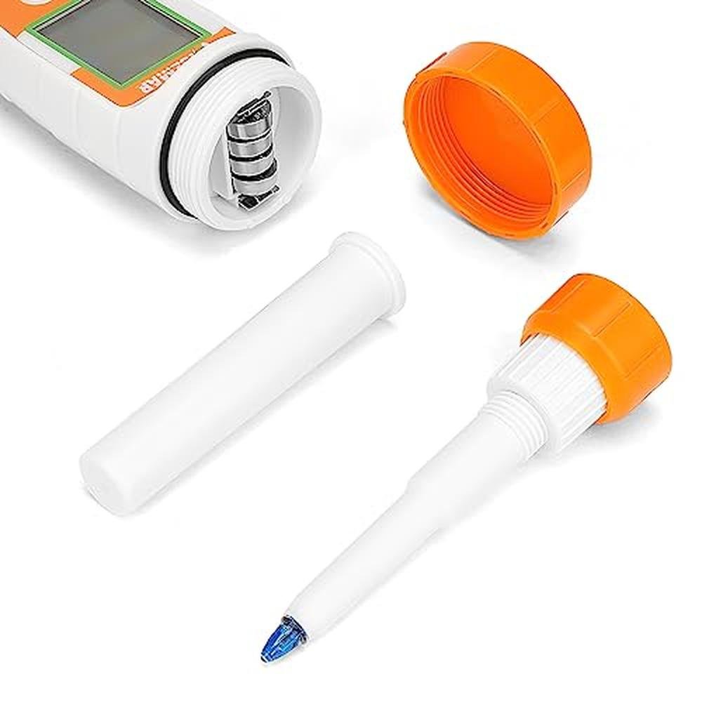 Food pH Meter: UIUZMAR Digital pH Tester for Sourdough – Side View