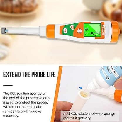 Food pH Meter: UIUZMAR Digital pH Tester for Sourdough – Packaging