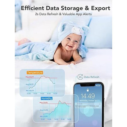 Govee WiFi Temperature Sensor H5179 – In Use