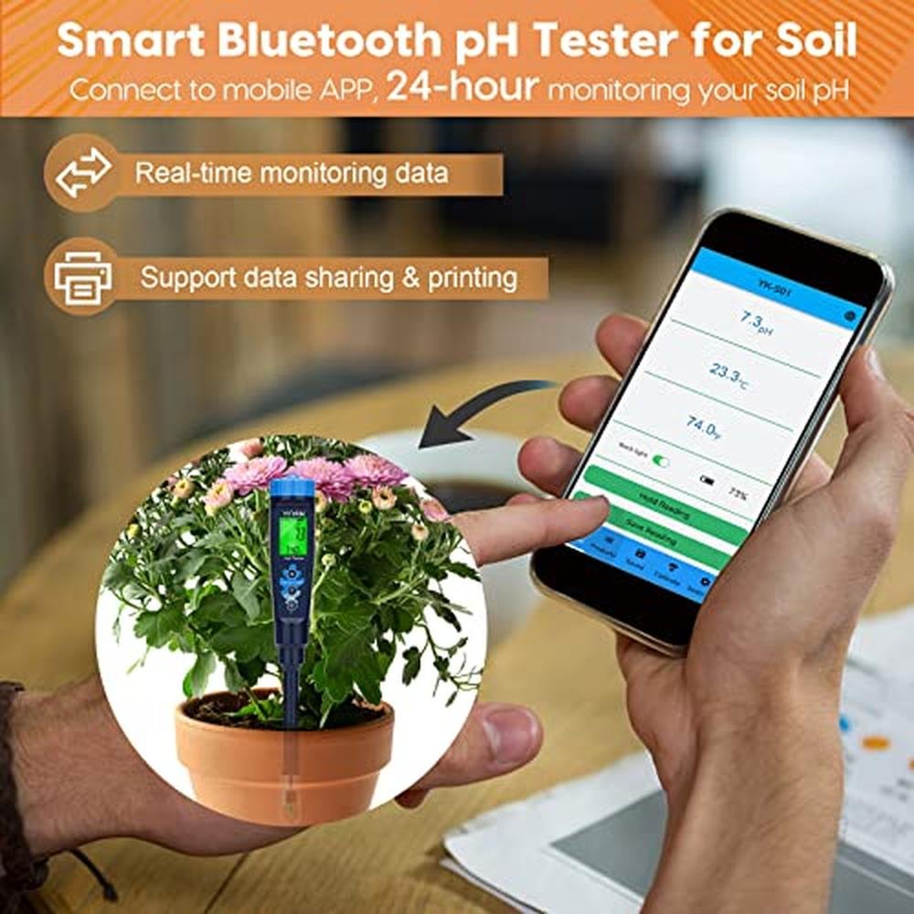 Soil pH Testing Solutions: YINMIK Professional Digital pH – Packaging
