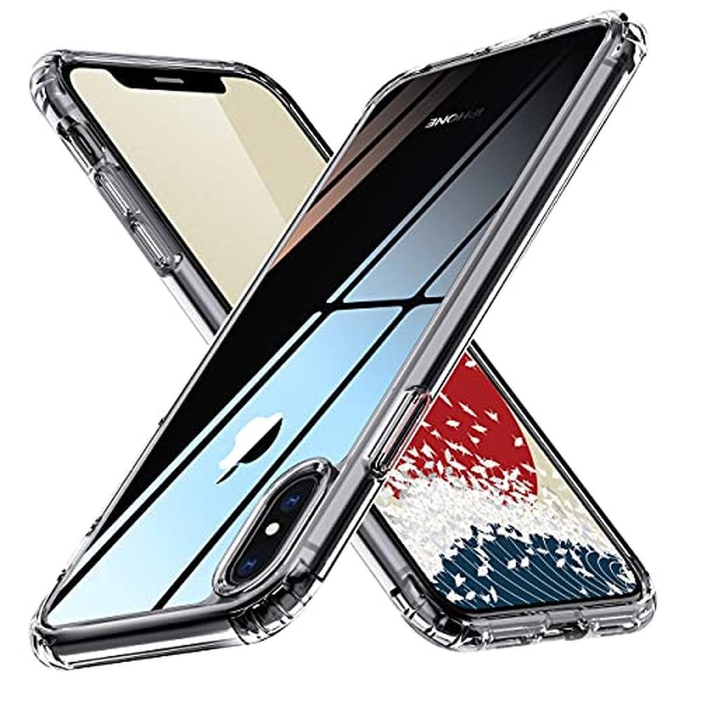 iPhone Xs Max Slim Case: ONES Clear PC TPU Hybrid – Front View