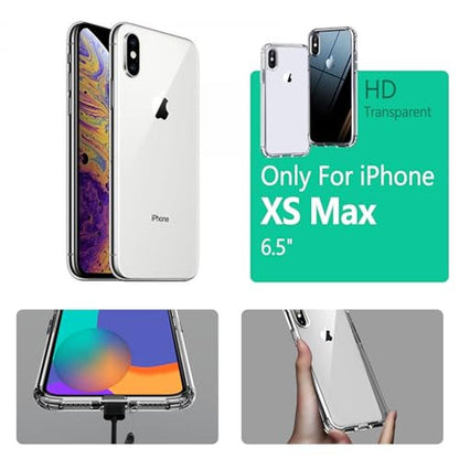 iPhone Xs Max Slim Case: ONES Clear PC TPU Hybrid – Side View