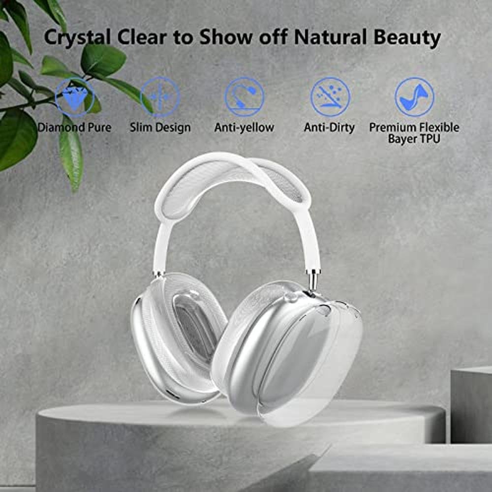 Airpods Case: Aircawin Clear Case for Airpods Max – Side View