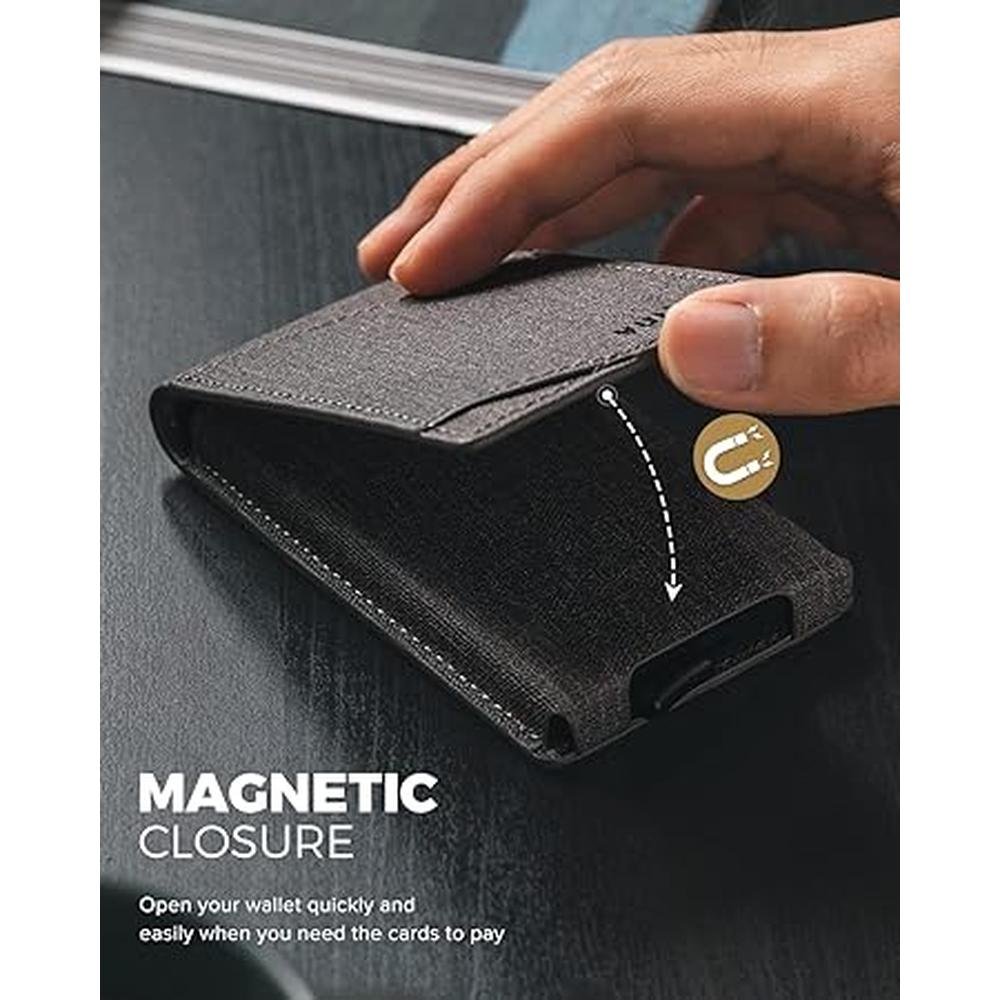 Vulkit Pop Up Wallet: Vulkit Premium Leather RFID Blocking – In Use