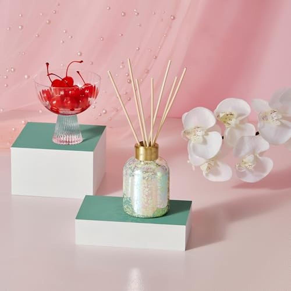 Premium Reed Diffuser Set: Capri Blue Havana Vanilla 5.7 fl – Side View