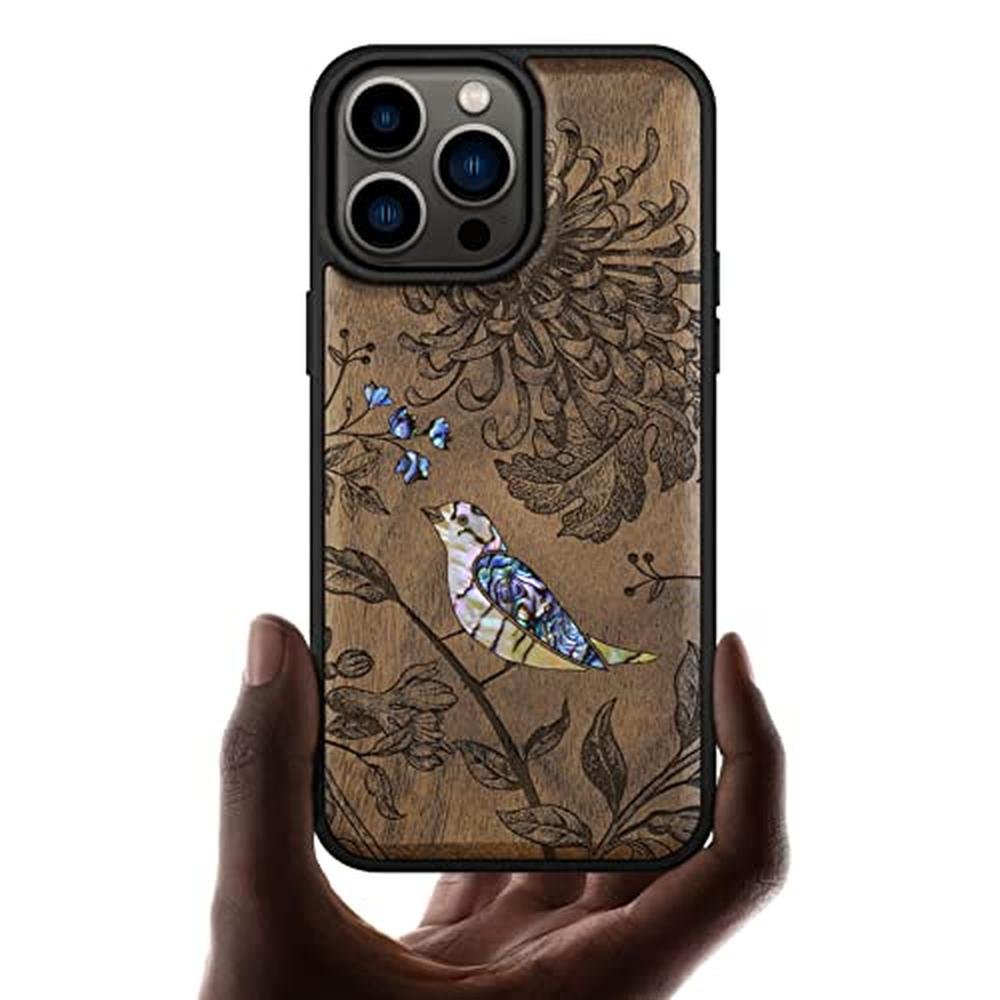 Carveit Case: Carveit Designer Wooden Protective Magnetic – Front View
