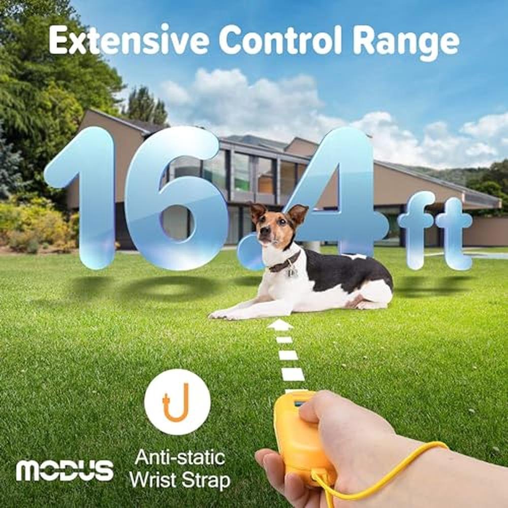 Barking Dog: MODUS M-239 Ultrasonic Bark Deterrent – Side View