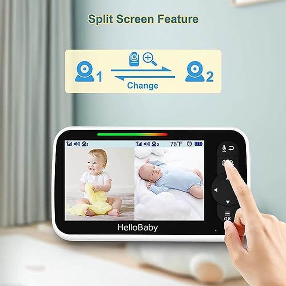 Cameras Hellobaby: HelloBaby Video Baby Monitor with 2 – Close-up Detail