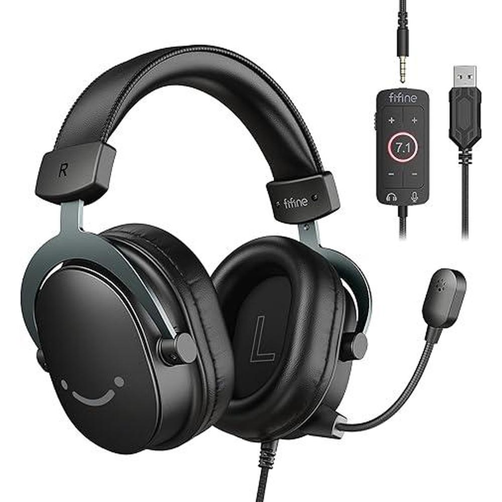 Headset FIFINE: FIFINE AmpliGame H9 7.1 Surround Sound – Front View