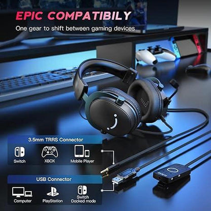 Headset FIFINE: FIFINE AmpliGame H9 7.1 Surround Sound – Packaging